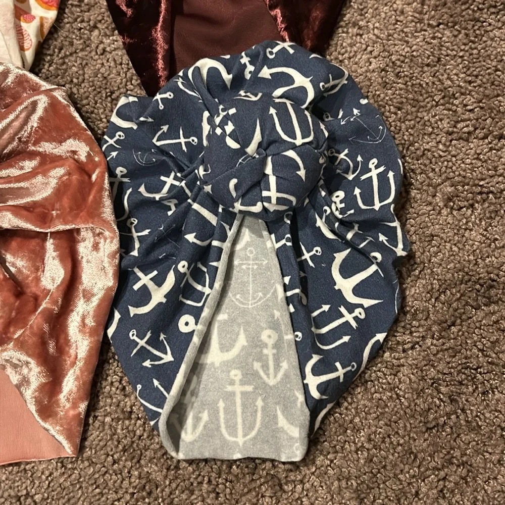 Babygirl knot turban hats 6m bundle!!